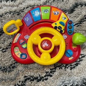 Colorful Learning Steering Wheel Toy